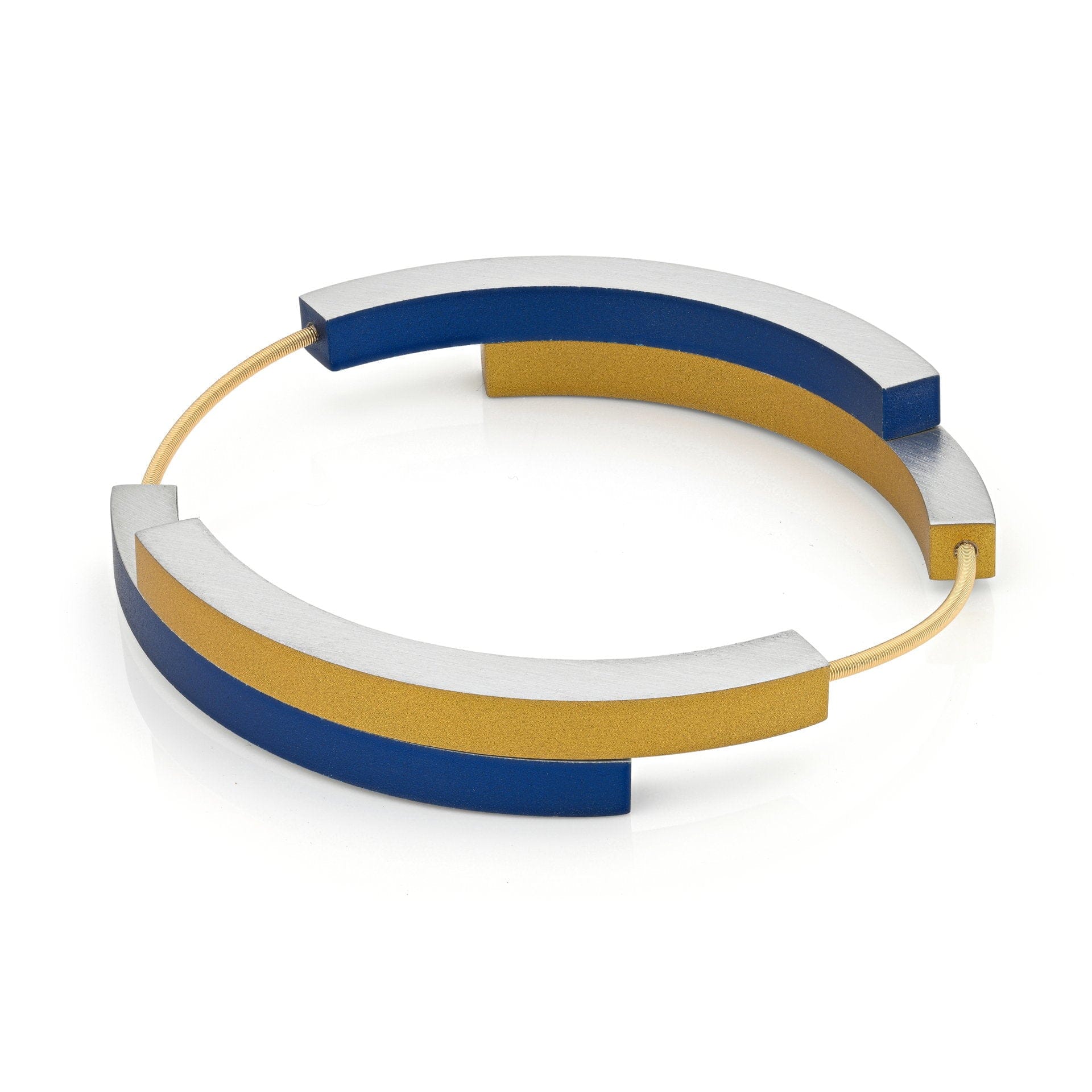 Armband BELLE Blau | Goldfarben | A32BG