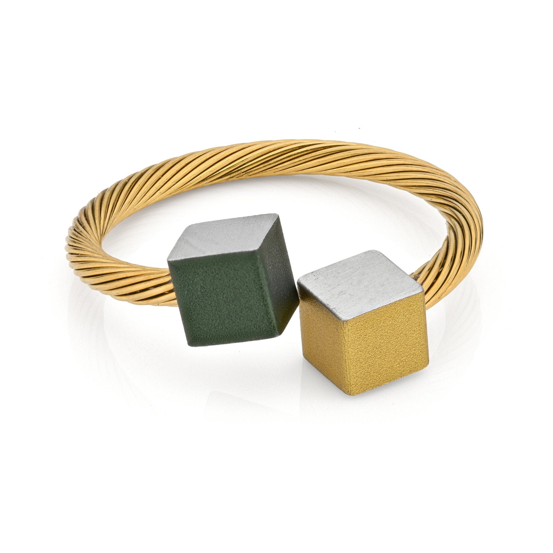 Ring KIKI Grün-Gold Farbe | RG4GG