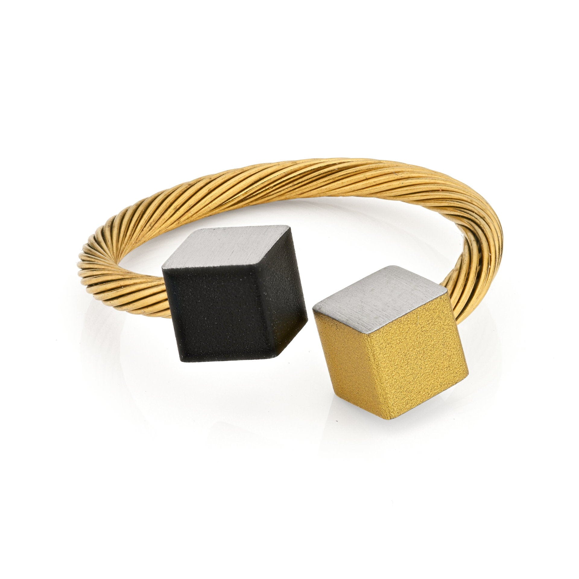 Ring KIKI Schwarz-Gold Farbe | RG4ZG