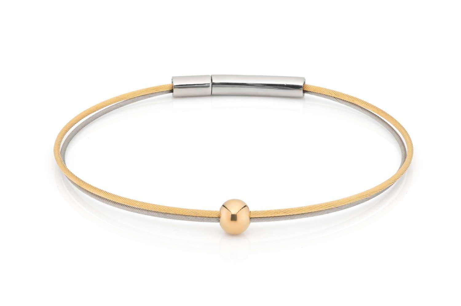 Ich denke an dich Armband Goldkügelchen