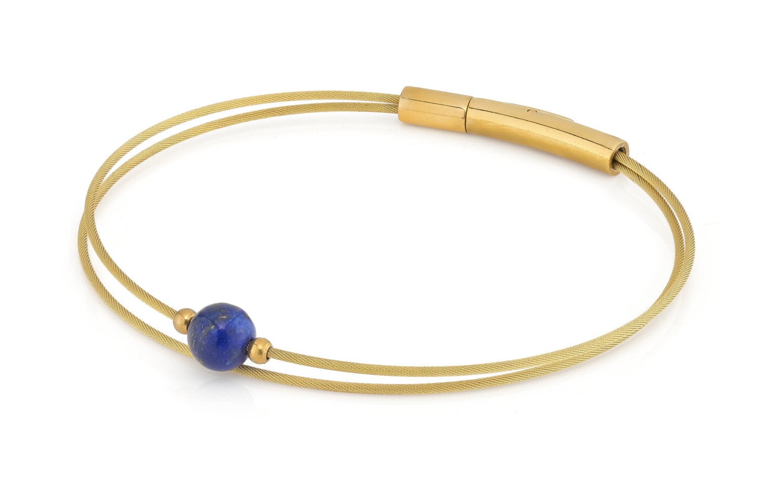 Thinking of You Edelsteinarmband Lapislazuli goldfarben A716GG