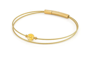 Thinking of You Edelsteinarmband Citrin goldfarben